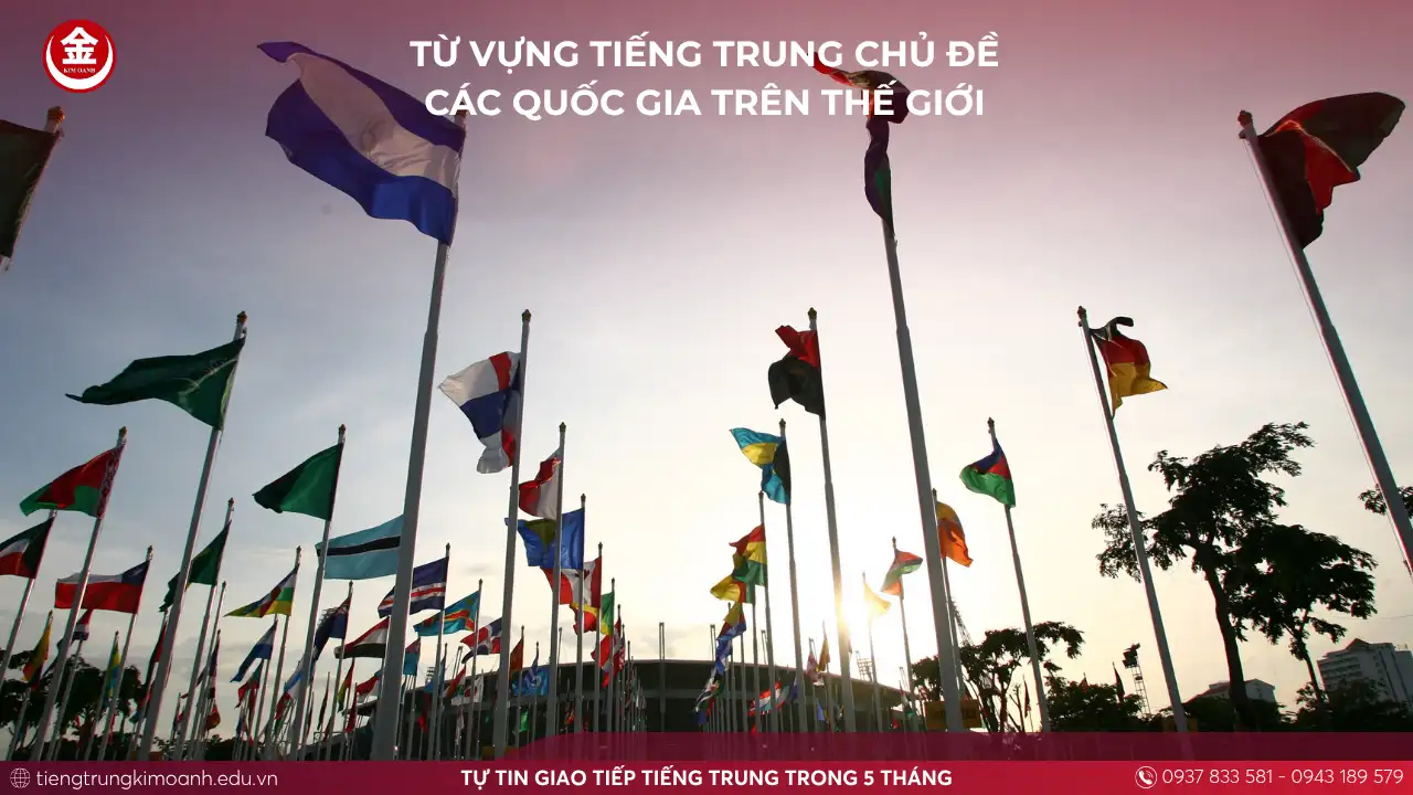 Từ Vựng Tiếng Trung Chủ Đề Các Quốc Gia Trên Thế Giới
