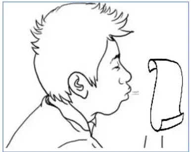 Cách kiểm tra những âm bật hơi - phương pháp thổi giấy