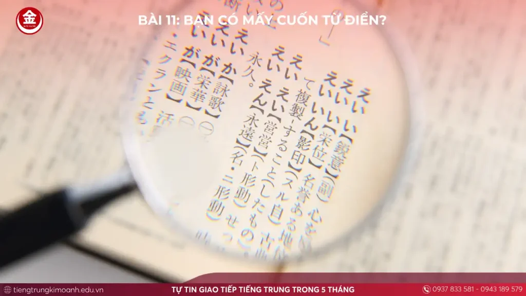 Bài 11: Bạn Có Mấy Cuốn Từ Điển?