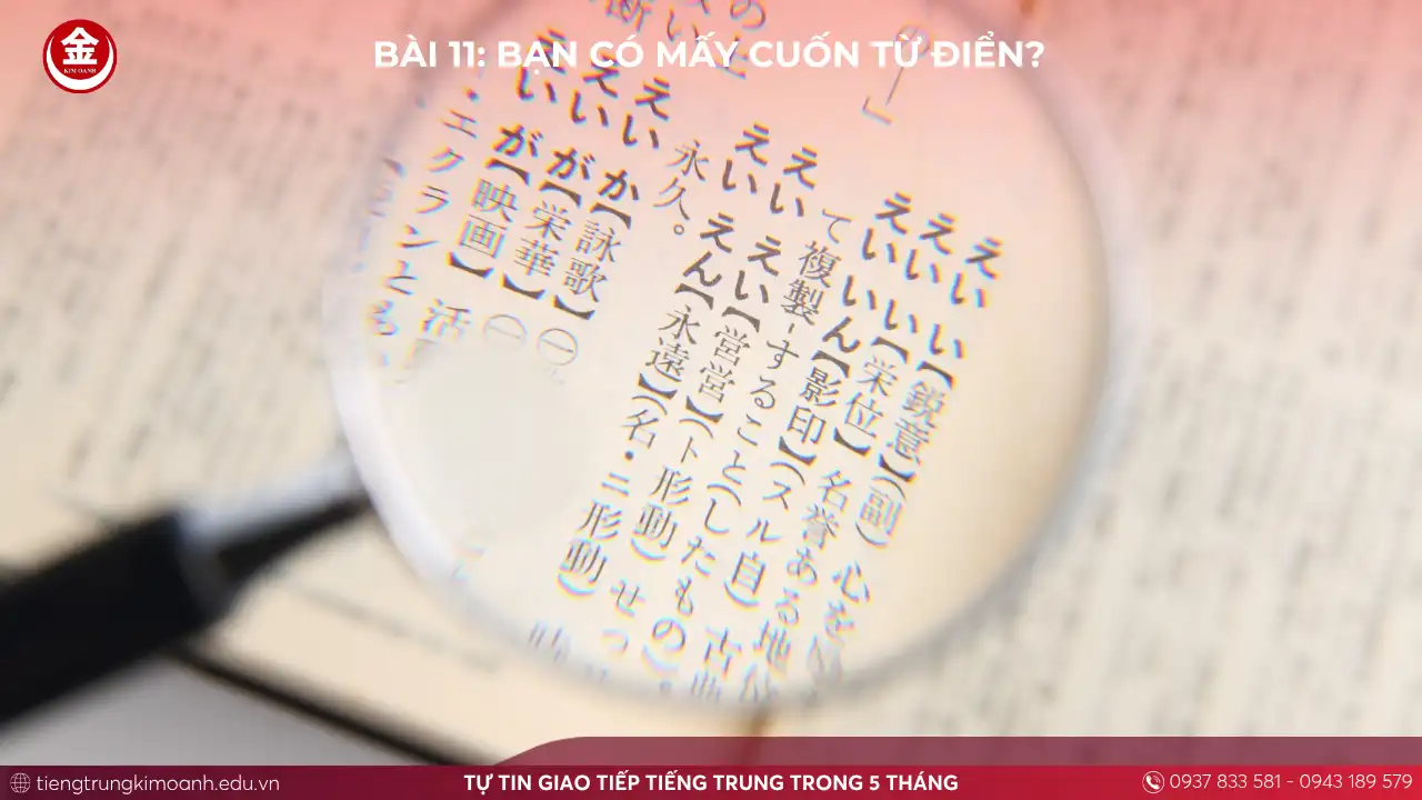 Bài 11: Bạn Có Mấy Cuốn Từ Điển?