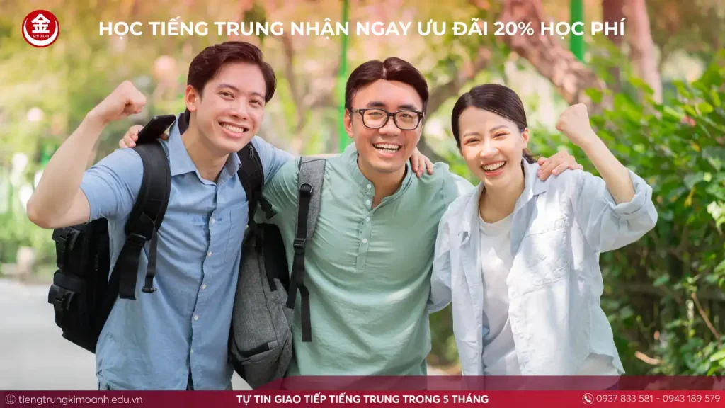 Học Tiếng Trung Nhận Ngay Ưu Đãi 20% Học Phí